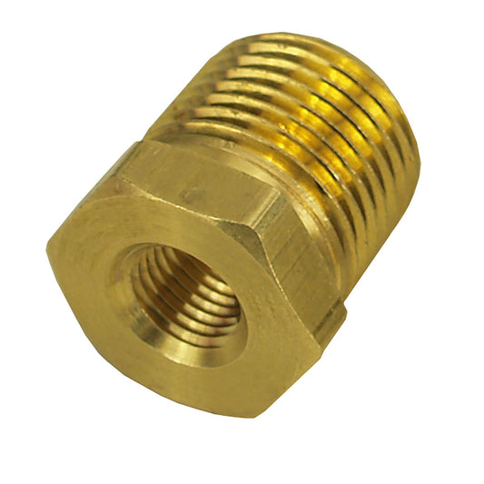 Derale 1/2" NPT Male x 1/8" NPT Female Reducer Bushing, Each 98451