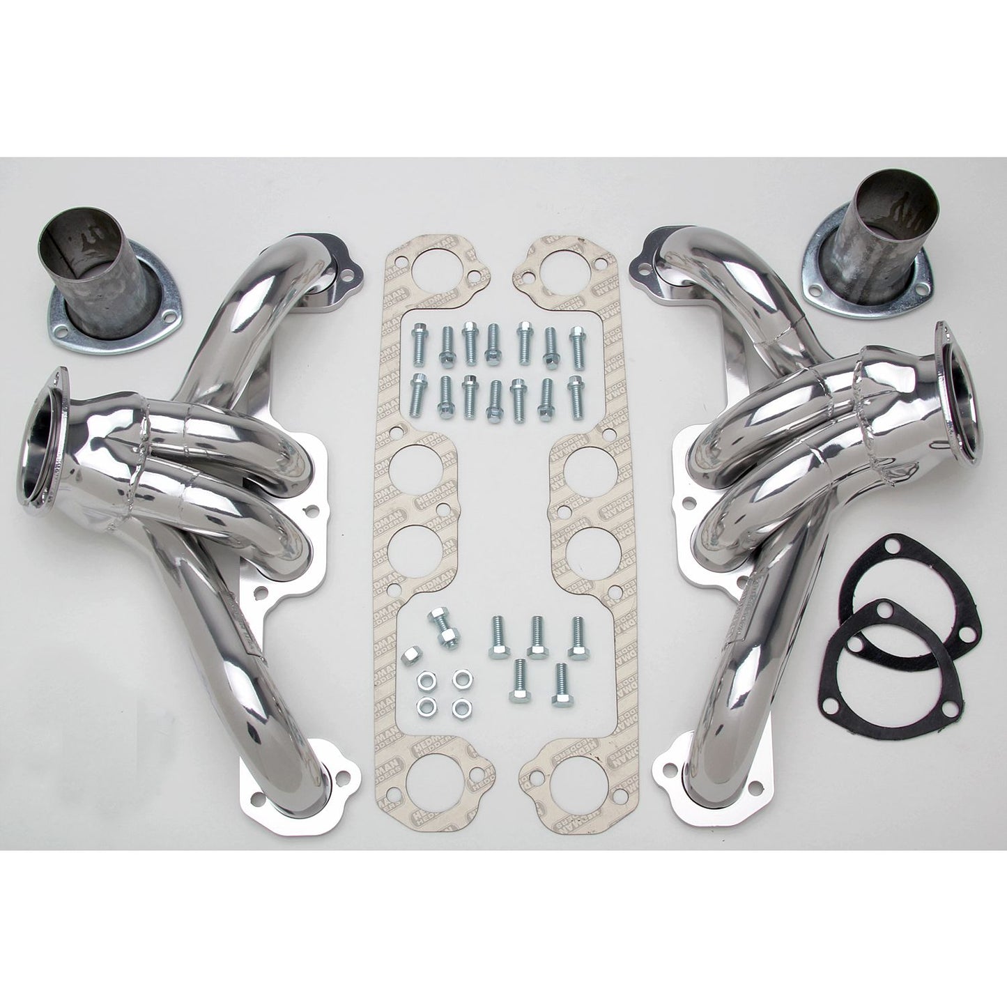 Hedman Hedders BLOCK HUGGER HEADERS; CHEVY 409; 1-3/4 IN. TUBES; HTC CERAMIC COATED 68536