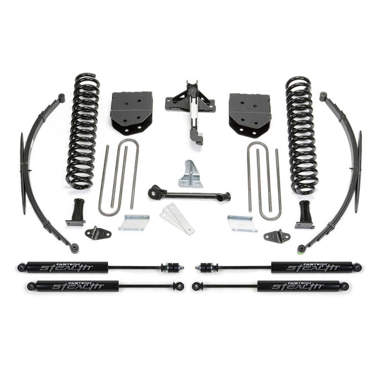 Fabtech 8" BASIC SYS W/STEALTH & RR LF SPRNGS 2008-16 FORD F250/350 4WD K2127M