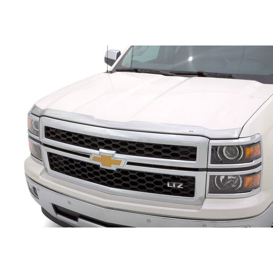 Auto Ventshade 622062 Aeroskin Flush Mount Chrome Hood Protector For 2014-2015 Chevrolet Silverado 1500