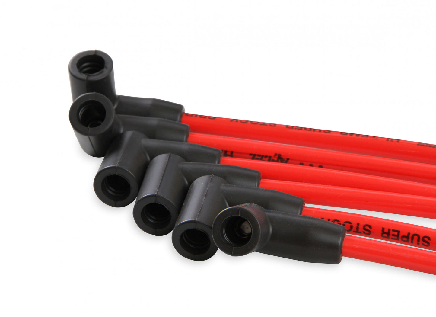 ACCEL Spark Plug Wire Set - Super Stock Spiral Core 8mm - Jeep L6 - Red 5129R