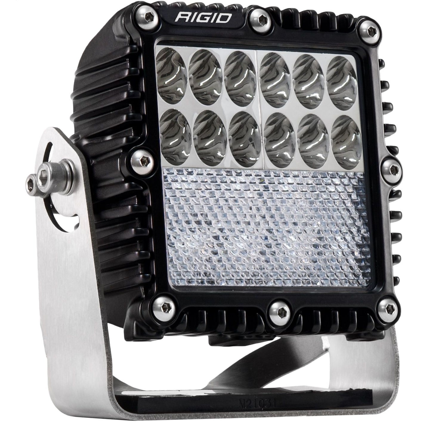 RIGID Industries Q-Series PRO Led Light Driving/Down Diffused Combo Black Housing Single 544613