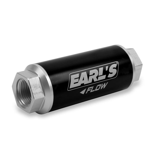 Earls Performance Billet Aluminum In-Line Fuel Filter 230610ERL