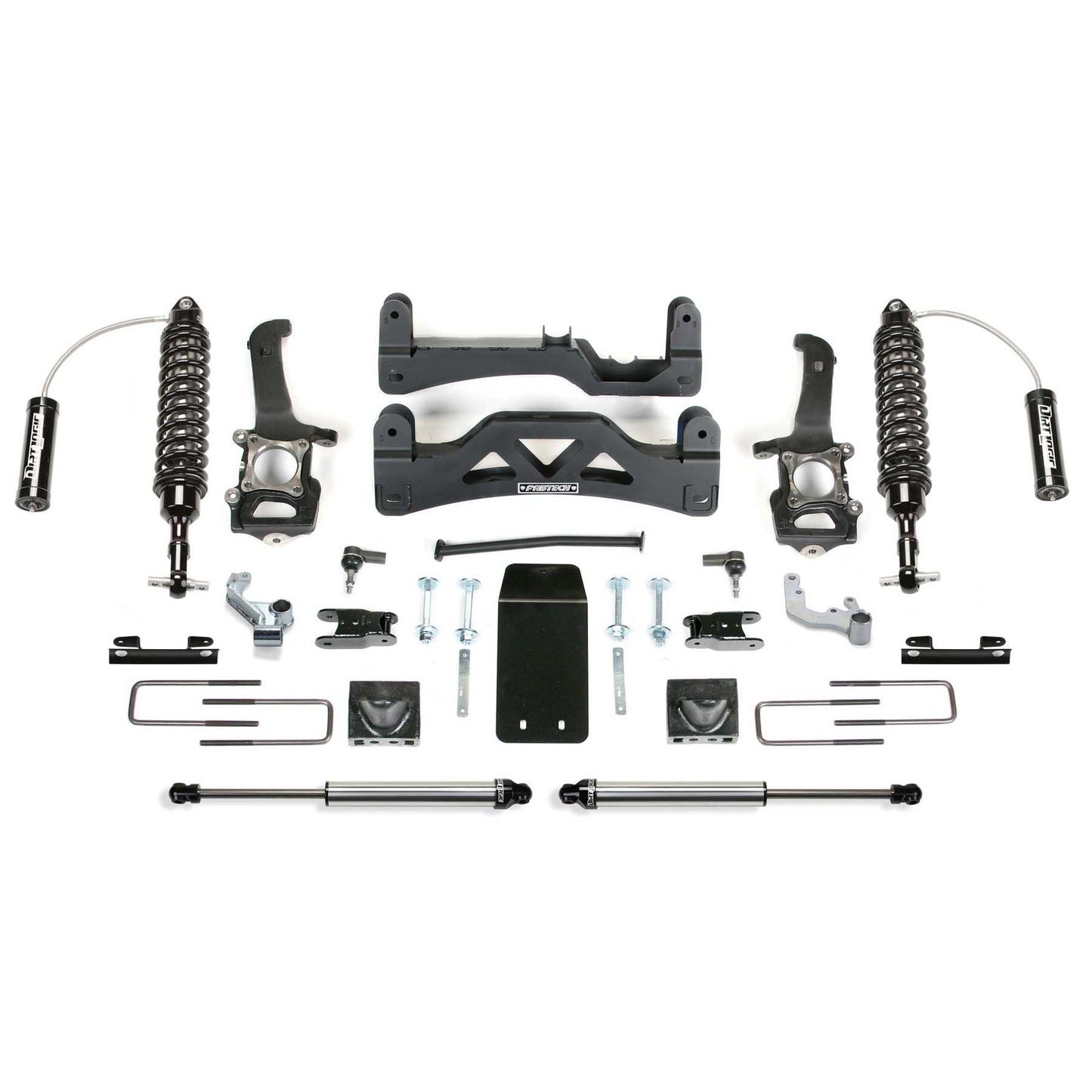 Fabtech 6" PERF SYS GEN II W/DLSS 2.5 C/O RESI & RR DLSS 2009-13 FORD F150 4WD K2200DL