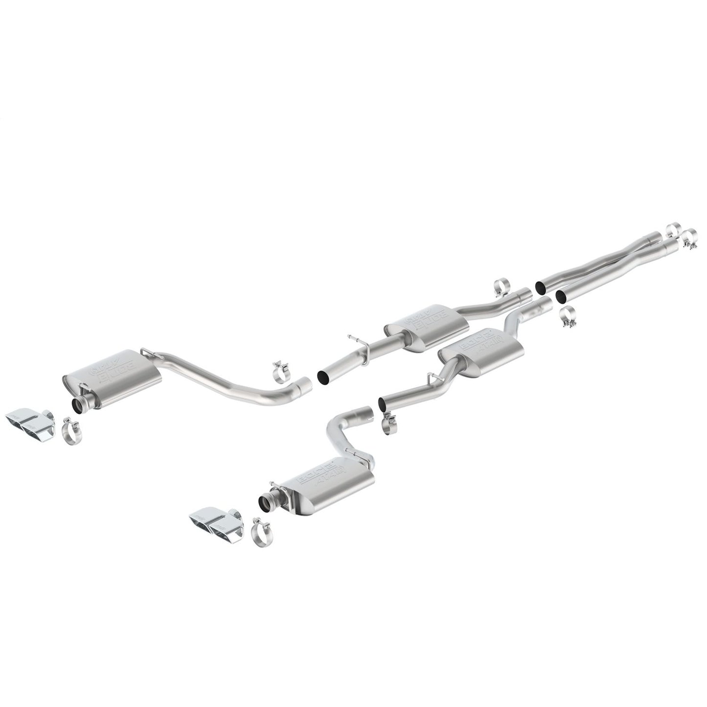 Borla 2015-2021 Dodge Challenger R/T Cat-Back Exhaust System ATAK 140628