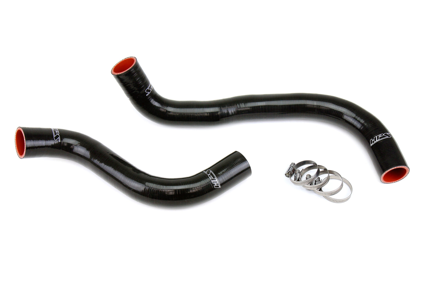 HPS Performance 3-ply Reinforced Silicone Replaces Rubber Radiator Coolant Hoses 57-1828-BLK