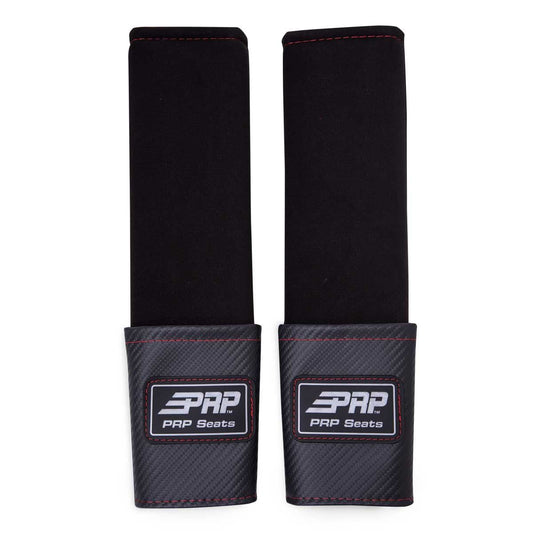 PRP-H61-Red-Seat Belt Pads with Pocket