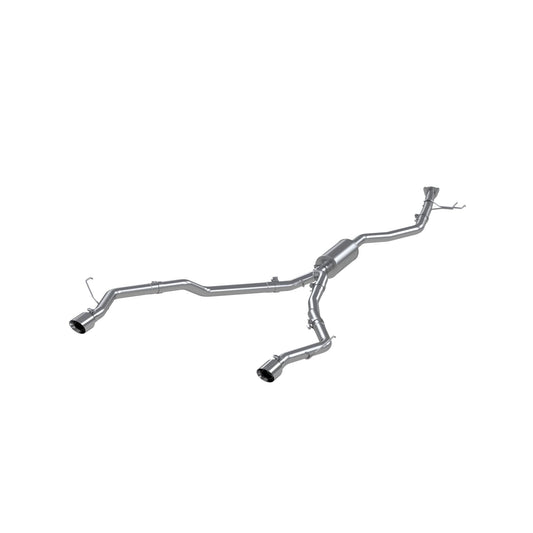 MBRP Exhaust 2 1/2in. Cat Back; Dual Split Rear; T304 S5901304