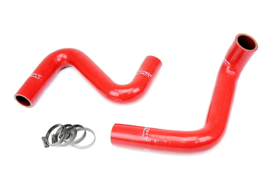 HPS Performance High Temp 3-ply Reinforced Silicone Replaces OEM Rubber Radiator Coolant Hoses 57-1957-RED