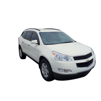 Auto Ventshade 894020 Low Profile Dark Smoke Ventvisor Side Window Deflector 4-Piece Set For 2009-2017 Chevrolet Traverse