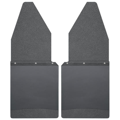 Husky Liners Kick Back Mud Flaps 12" Wide - Black Top and Black Weight 17105