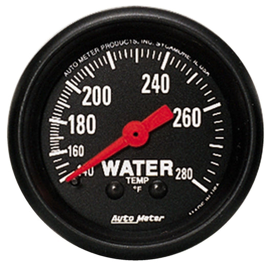 AutoMeter 2-1/16 in. WATER TEMPERATURE 140-280 Fahrenheit Z-SERIES 2606