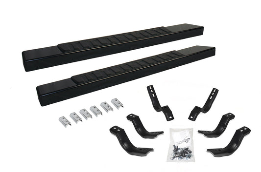 Go Rhino 6862412652T 6" OE Xtreme II SideSteps With Mounting Bracket Kit Textured Black