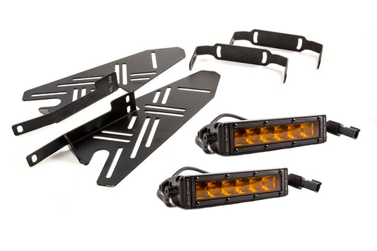 Diode Dynamics - DD6216 - Raptor 2017 SS Fog Kit SS6 Amber Driving