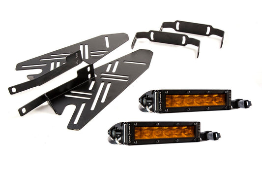 Diode Dynamics - DD6217 - Raptor 2017 SS Fog Kit SS6 Amber Wide