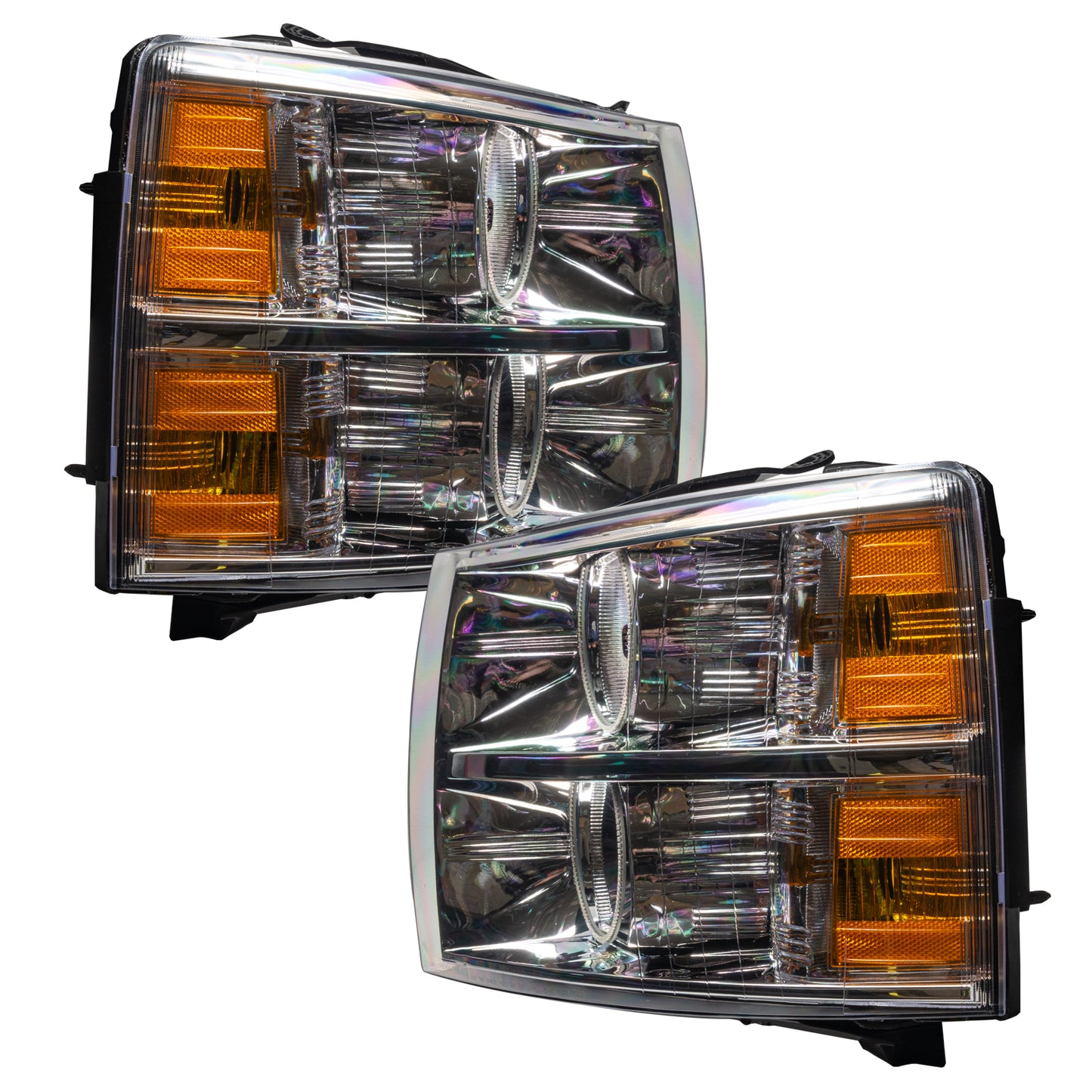 Oracle Lighting 7007-333 - 2007-2013 Chevrolet Silverado SMD HL - Round Style