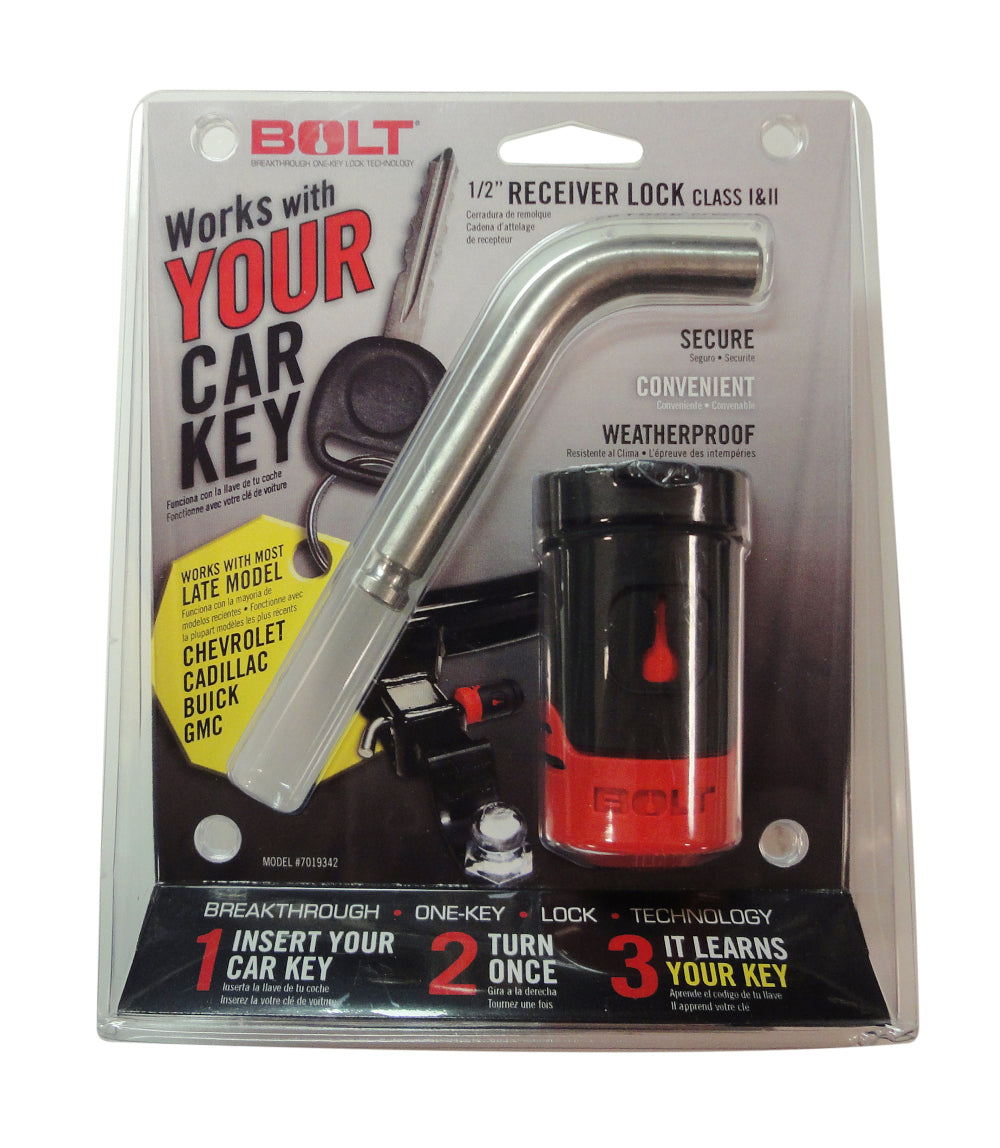 BOLT 1/2In. Receiver Lock GM Late Model (GM-B) 7019342
