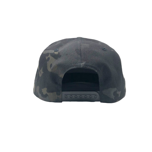 KC HiLiTES KC Logo - Flat Bill Snapback Trucker Hat - Black MultiCam - One Size 70212