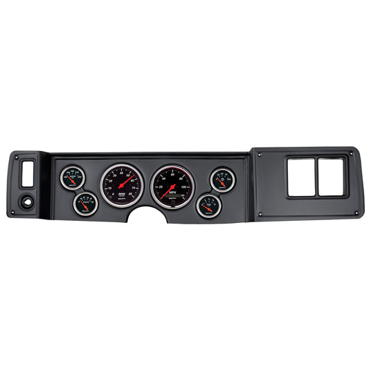 AutoMeter 6 GAUGE DIRECT-FIT DASH KIT CAMARO 79-81 DESIGNER BLACK 7023-DB