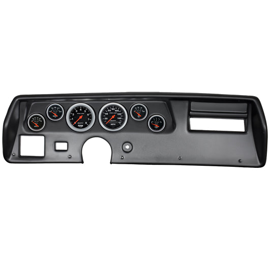 AutoMeter 6 GAUGE DIRECT-FIT DASH KIT CHEVELLESS/ELCAMINO/MONTE 70-72 SPORT-COMP 7025-SC