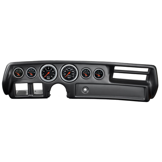 AutoMeter 6 GAUGE DIRECT-FIT DASH KIT CHEVELLE / EL CAMINO / MALIBU 70-72 SPORT-COMP 7026-SC