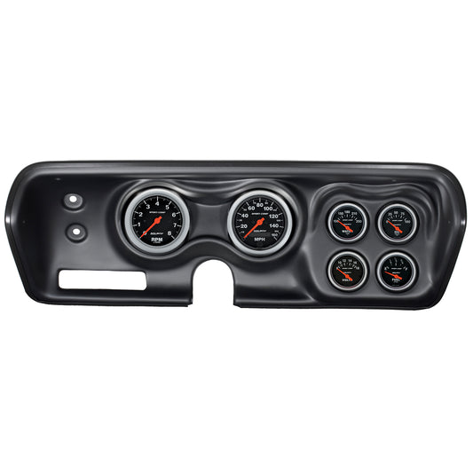 AutoMeter 6 GAUGE DIRECT-FIT DASH KIT B-BODY / CHRGR / GTX / ROAD RUNNER / SAT 71-74 SPORT-COMP 7030-SC