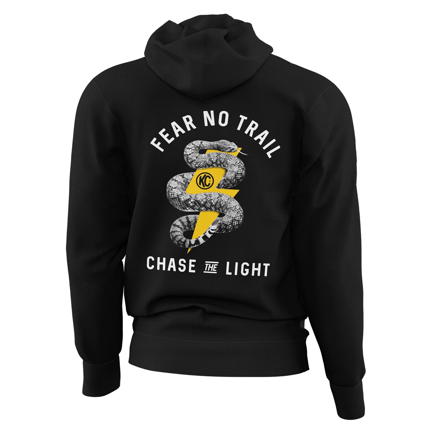 KC HiLiTES KC Fear No Trail Zip-Up Hoodie - Black - 2X-Large 70319