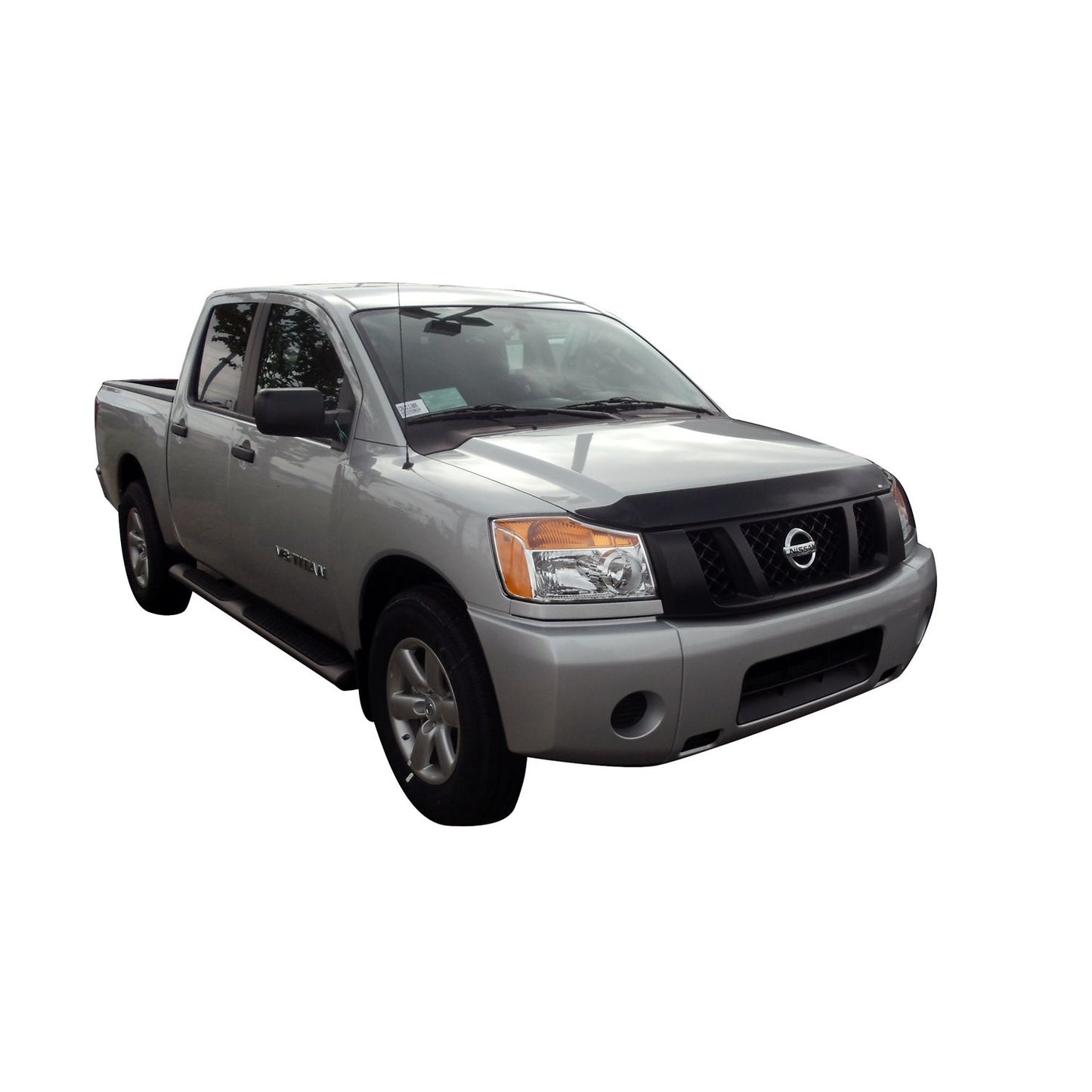 Auto Ventshade 322048 Aeroskin Flush Mount Dark Smoke Hood Protector For 2004-2015 Nissan Titan Armada