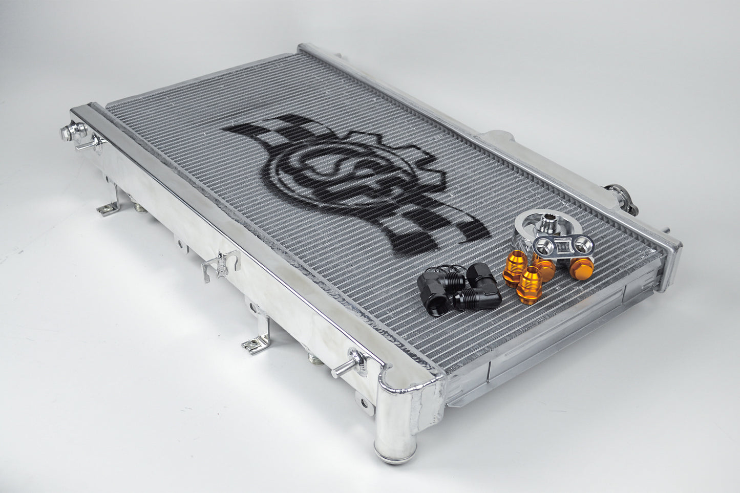 CSF Cooling Racing 08-14 Subaru WRX & STI W/ Built-in Oil Cooler All-Aluminum Radiator 7042O