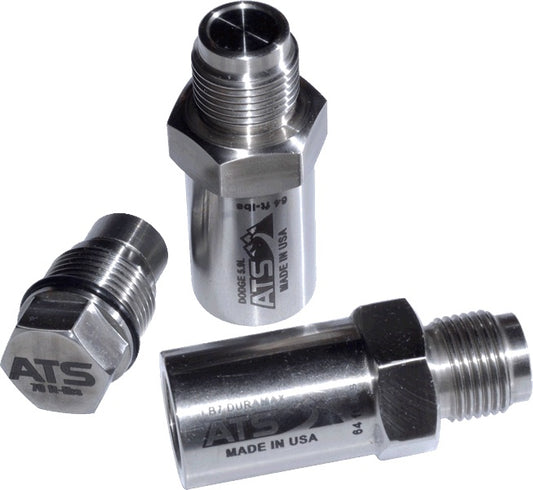 ATS Diesel Performance 705-050-4248-FSMF ATS Fuel Rail Pressure Plug Fits 2001-2004 6.6L Duramax