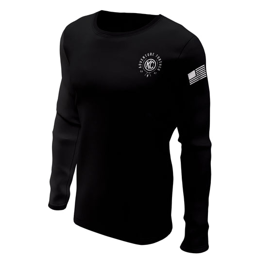 KC HiLiTES KC Trailblazer Long Sleeve Tee Shirt - Black - Large 70592