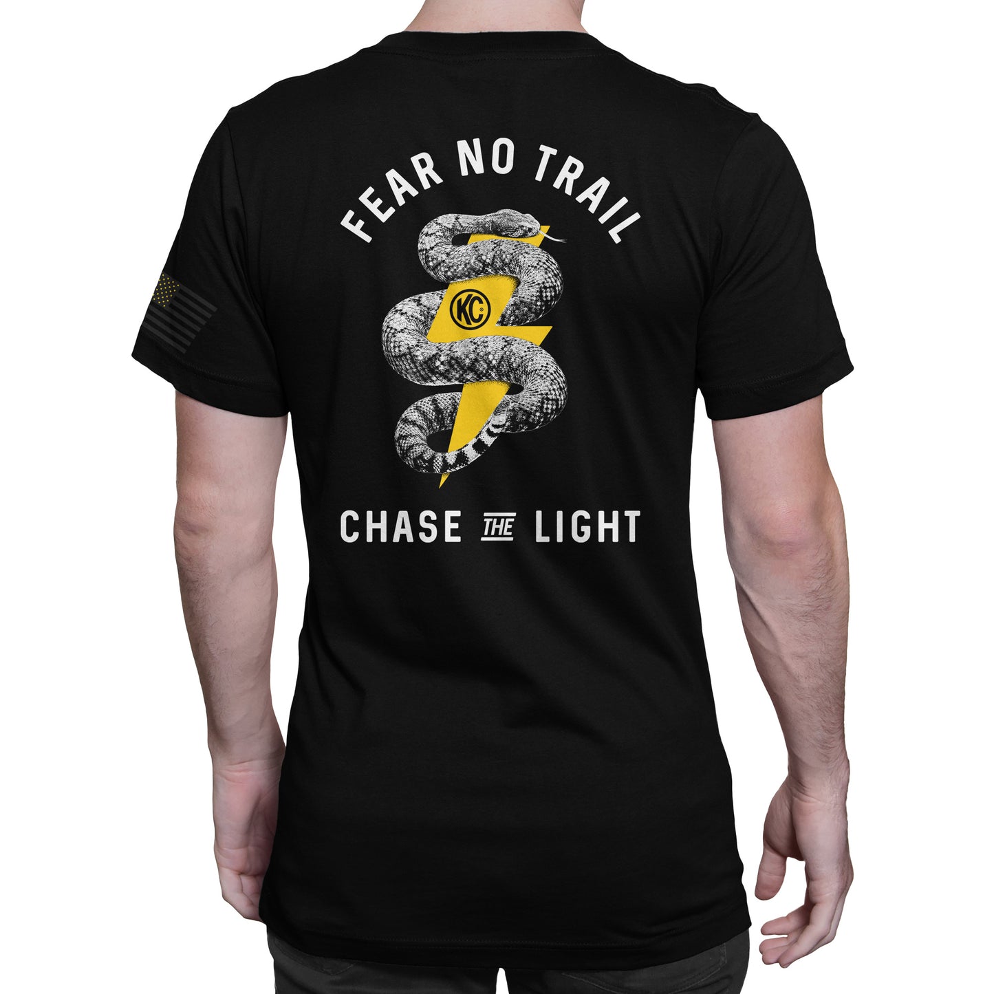 KC HiLiTES KC Fear No Trail Tee Shirt - Black - Small 70618