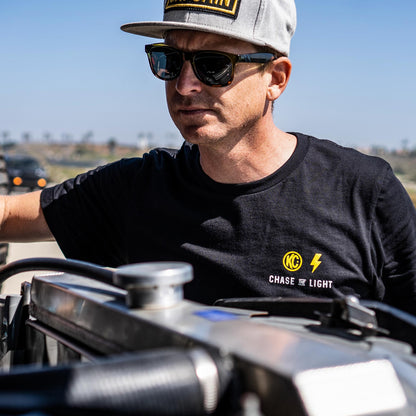 KC HiLiTES KC Fear No Trail Tee Shirt - Black - Medium 70619