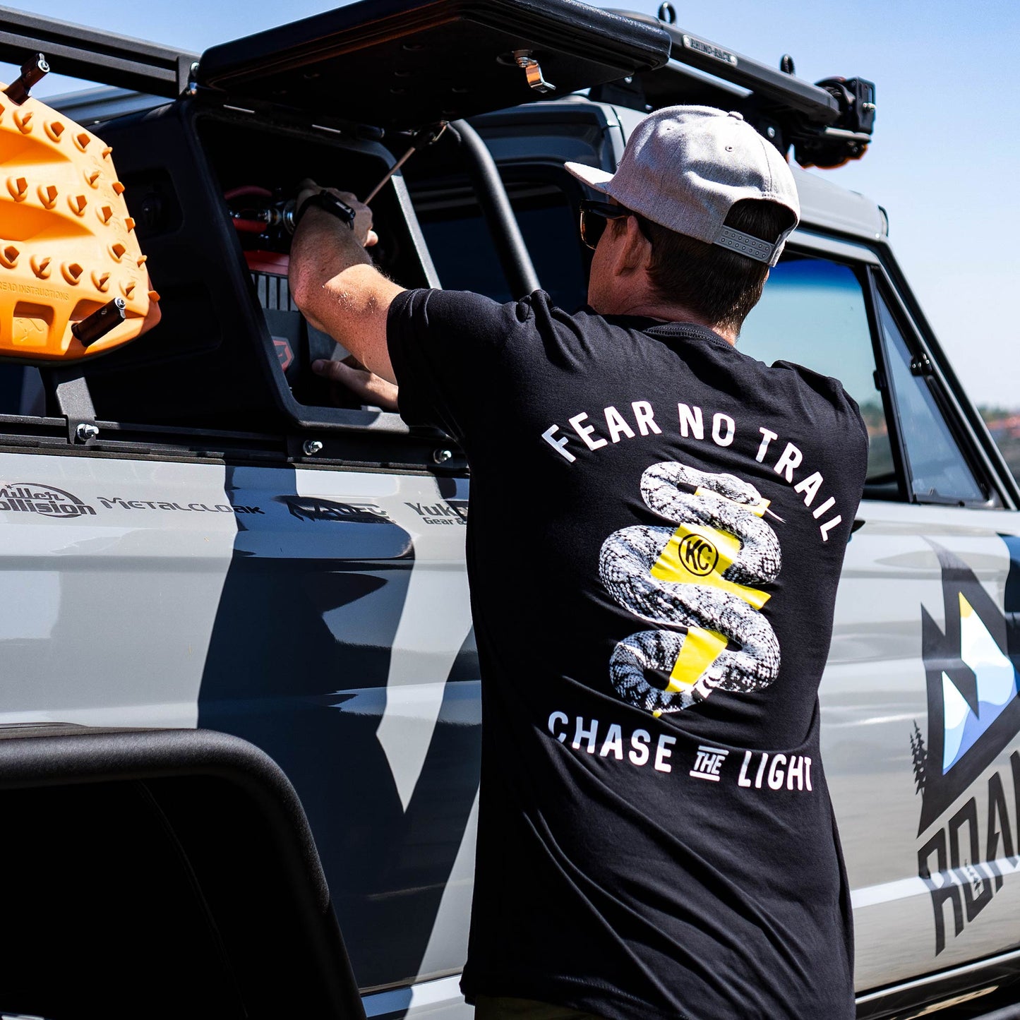 KC HiLiTES KC Fear No Trail Tee Shirt - Black - 2X-Large 70622