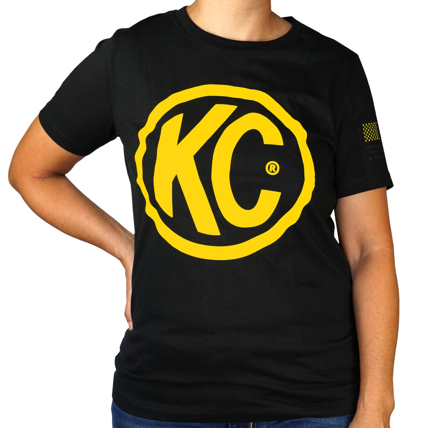 KC HiLiTES KC Women's KC Tee Shirt - Black - Large 70645
