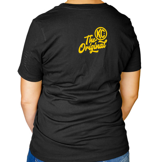 KC HiLiTES KC Women's KC Tee Shirt - Black - Large 70645