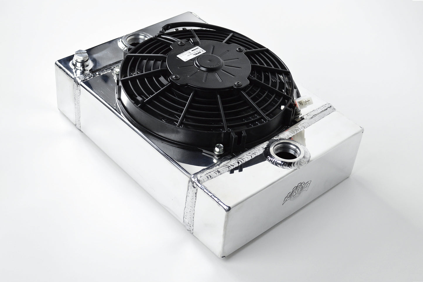 CSF Cooling Racing The KING Cooler - Ultimate Drag Race Radiator W/ SPAL Fan & Mounting Kit 7065