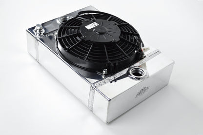 CSF Cooling Racing The KING Cooler - Ultimate Drag Race Radiator W/ SPAL Fan & Mounting Kit 7065