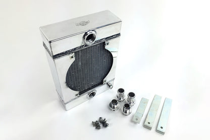 CSF Cooling Racing The KING Cooler - Ultimate Drag Race Radiator W/ SPAL Fan & Mounting Kit 7065