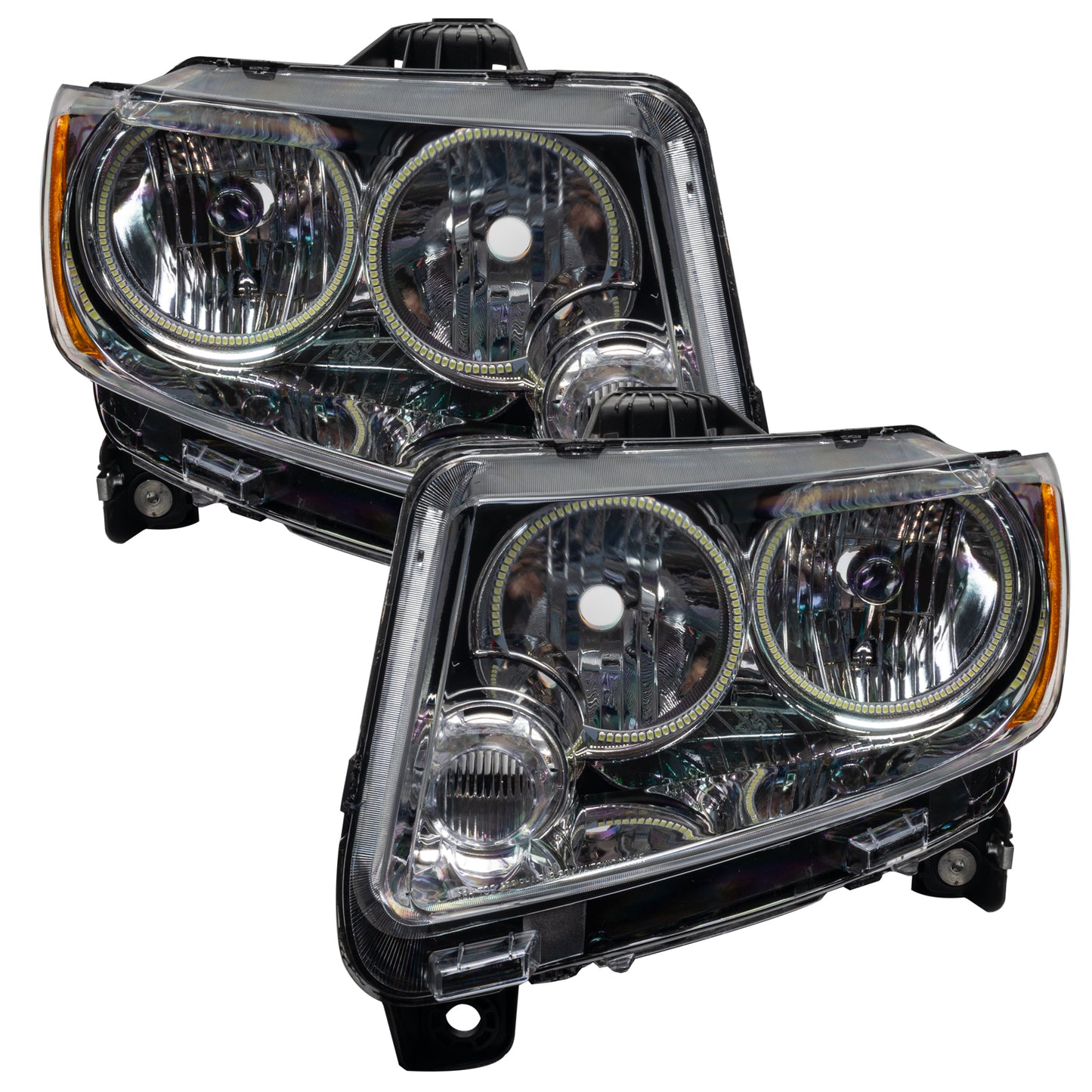 Oracle Lighting 7070-333 - 2011-2013 Jeep Grand Cherokee SMD HL (Non-HID) - Chrome
