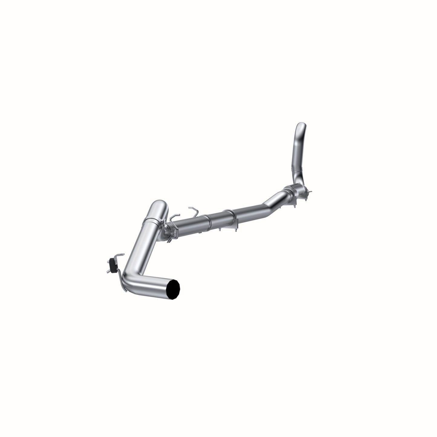 MBRP Exhaust 4in. Turbo Back; Single Side (4WD only); no Muffler; AL S6150PLM