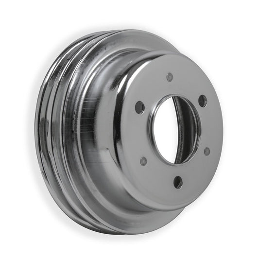 Mr Gasket Chrome Plated Steel Crankshaft Pulley MRGAS-8830MRG