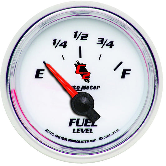 AutoMeter 2-1/16 in. FUEL LEVEL 240-33 O SSE C2 7116