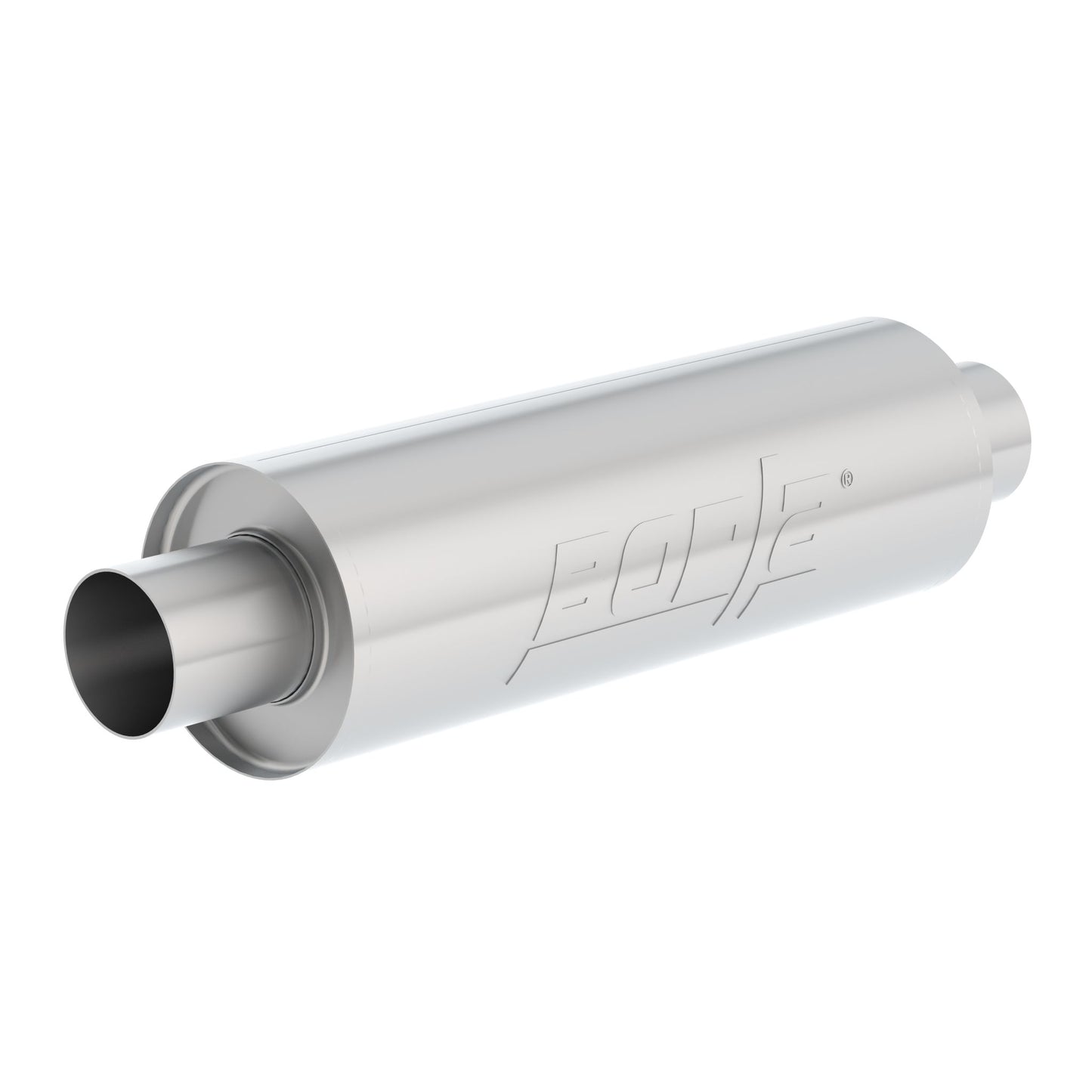 Borla XR-1 Sportsman Racing Muffler 2.5in Center Inlet/ 2.5in Center Outlet 5in Round x 15in Long Body 401392