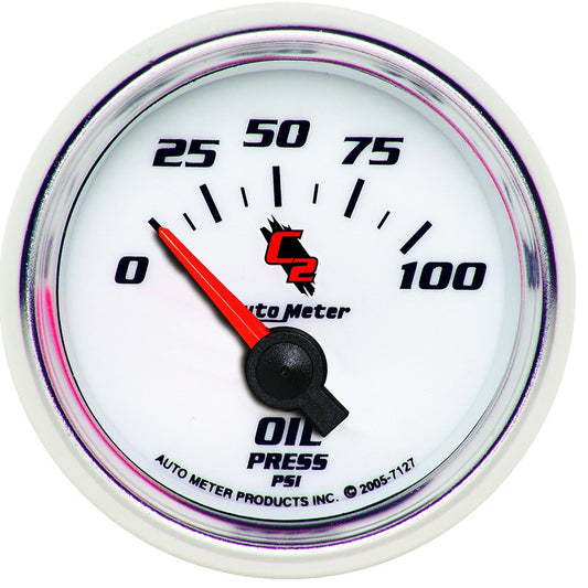 AutoMeter 2-1/16 in. OIL PRESSURE 0-100 PSI C2 7127