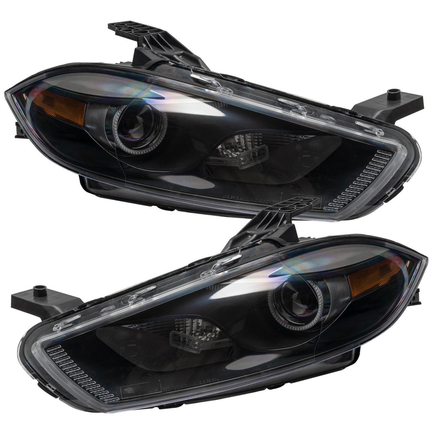 Oracle Lighting 7142-334 - 2013-2014 Dodge Dart (HID Style) SMD HL - Black