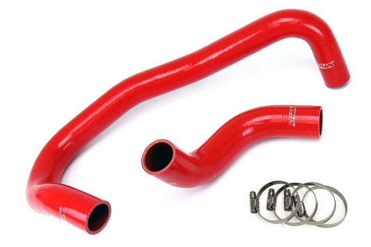 HPS Performance High Temp 3-ply Reinforced Silicone Replaces OEM Rubber Radiator Hoses 57-1327R-RED
