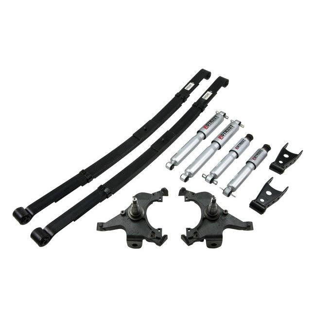 BELLTECH 782SP LOWERING KITS Front And Rear Complete Kit W/ Street Performance Shocks 1992-1999 Chevrolet Suburban (2WD) 2 in. F/4 in. R drop W/ Street Performance Shocks