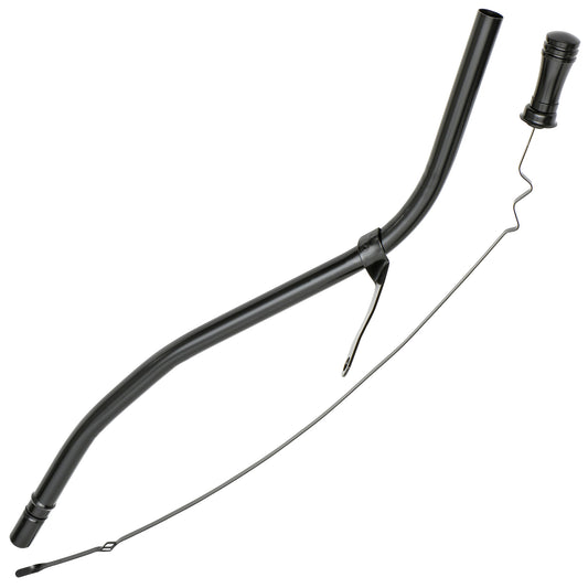 Trans-Dapt Performance Black Aluminum Handle 34 In. Transmission Dipstick; Chevy Turbo 350 7168