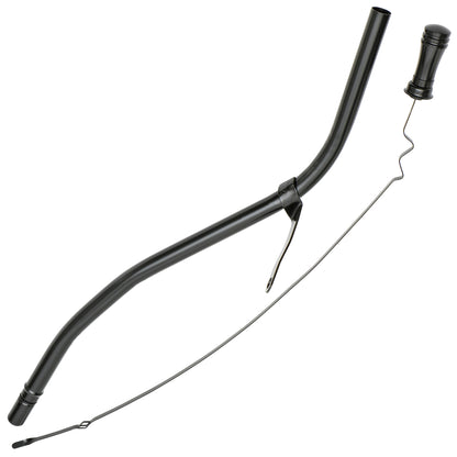 Trans-Dapt Performance Black Aluminum Handle 34 In. Transmission Dipstick; Chevy Turbo 350 7168